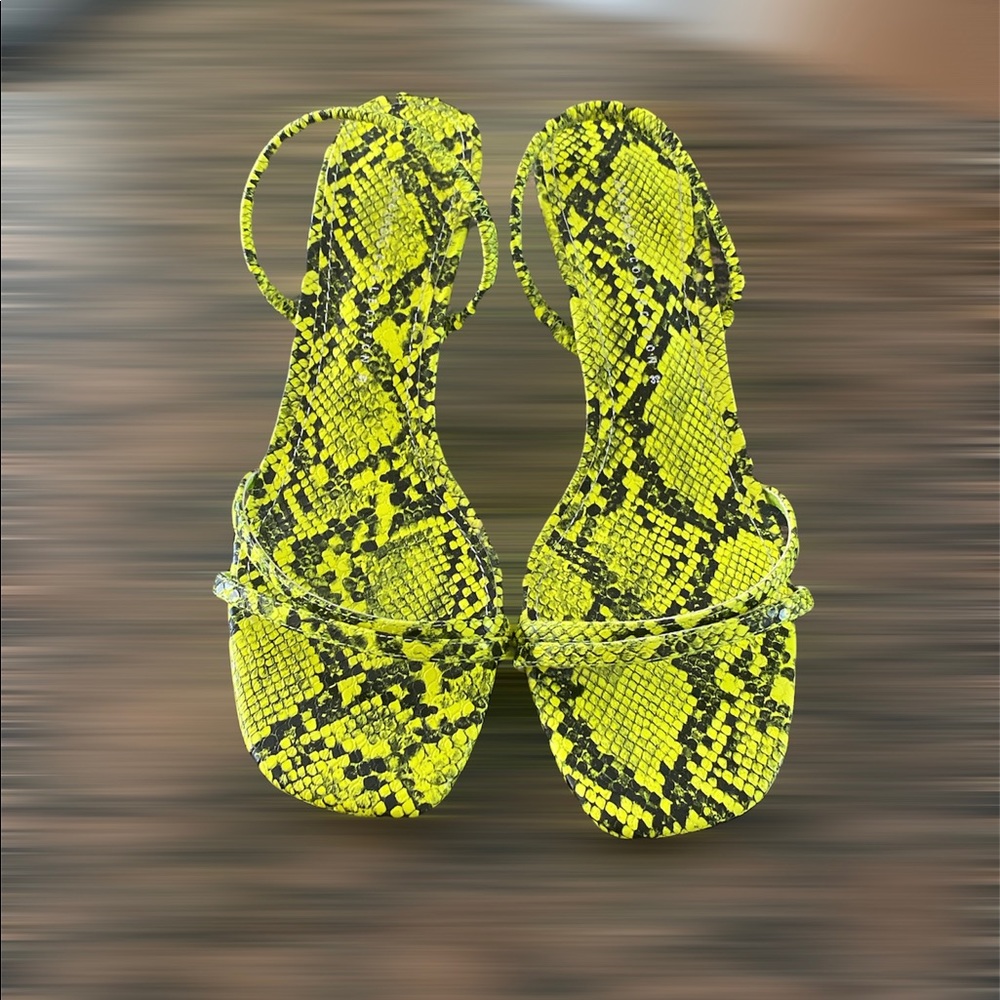 Zara Snakeskin Sandals